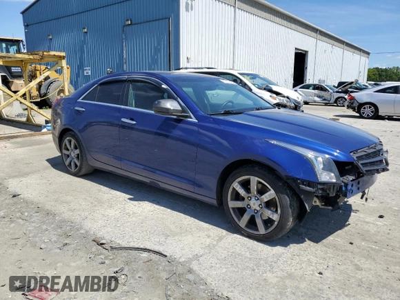 2014 Cadillac ATS Standard RWD with VIN 1G6AA5RA2E0127904, listed as a Copart auction lot 57476465 with 83,626 mi miles and Salvage title. Bid and sale history available at DreamBid. Image 4.