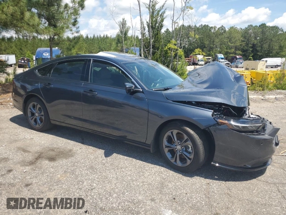 2023 Honda Accord EX-L with VIN 1HGCY2F64PA000991, listed as a Copart auction lot 57084005 with Not provided miles and Salvage title. Bid and sale history available at DreamBid. Image 4.