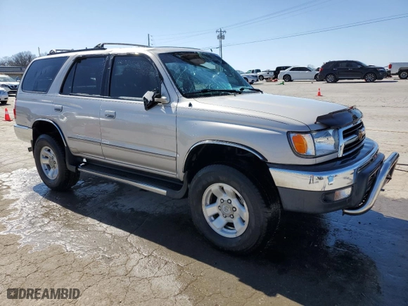 1999 Toyota 4Runner SR5 with VIN JT3HN86R5X0195777, listed as a Copart auction lot 48576725 with 191,187 mi miles and Salvage Title. Bid and sale history available at carsss.com. Image 4.