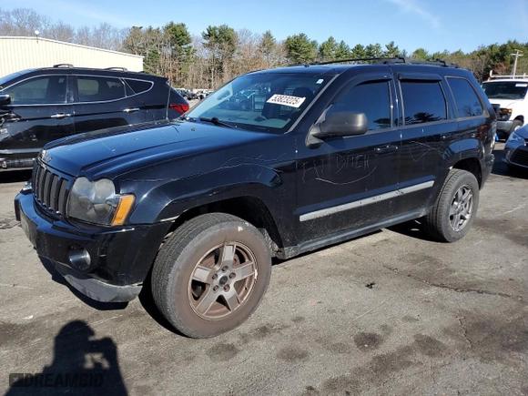 2007 Jeep Grand Cherokee Laredo with VIN 1J8GR48K87C646146, listed as a Copart auction lot 53823225 with 191,028 mi miles and Salvage Title. Bid and sale history available at carsss.com. Image 1.