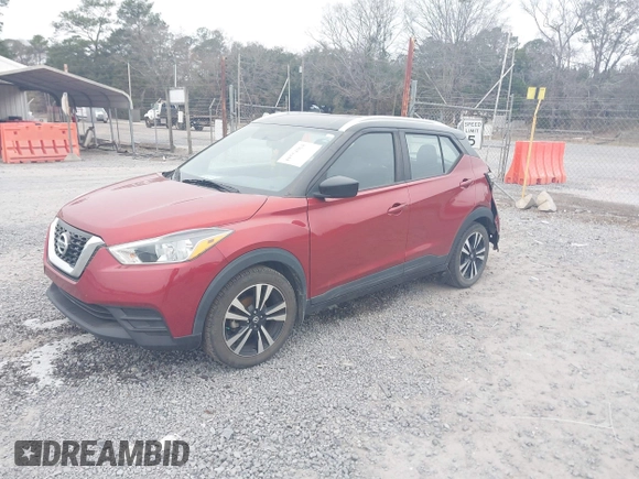 2019 Nissan Kicks SR with VIN 3N1CP5CU0KL516307, listed as a IAAI auction lot 41554064 with 104,224 mi miles. Bid and sale history available at carsss.com. Image 17.