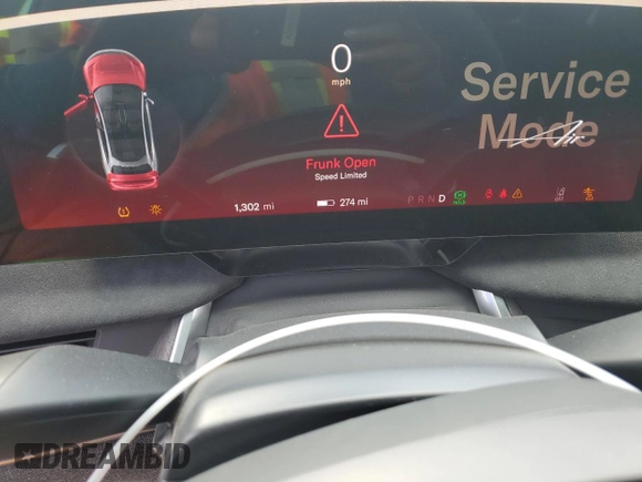 2022 Lucid Air Grand Touring with VIN 50EA1GBA8NA005976, listed as a Copart auction lot 44187195 with 1,302 mi miles and Salvage Title. Bid and sale history available at carsss.com. Image 9.