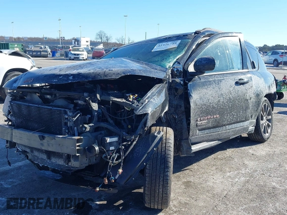 2017 Jeep Compass Sport with VIN 1C4NJCBBXHD186444, listed as a IAAI auction lot 41426740 with 74,185 mi miles and . Bid and sale history available at carsss.com. Image 17.