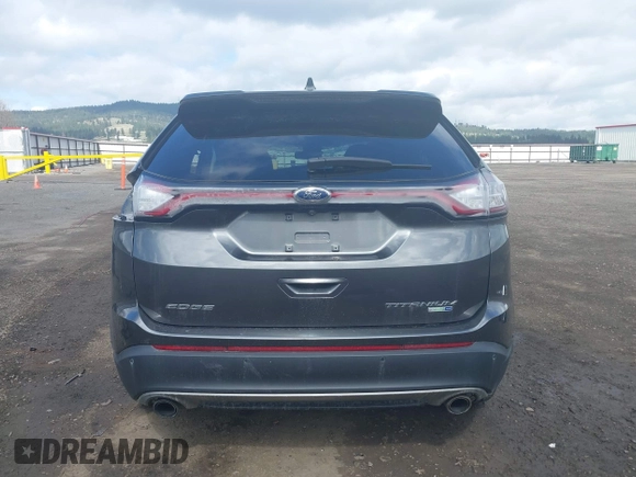 2017 Ford Edge Titanium with VIN 2FMPK4K90HBC22281, listed as a IAAI auction lot 41942400 with 82,111 mi miles. Bid and sale history available at carsss.com. Image 17.
