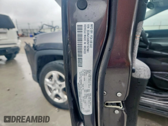 2022 Jeep Compass Sport с VIN 3C4NJCAB2NT167961, выставлен на аукционе Copart как лот 60328305 с пробегом 22 187 миль миль и Списание • Salvage title. История ставок и продаж доступна на DreamBid. Изображение 13.