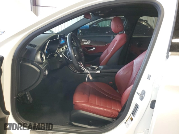 2019 Mercedes-Benz C 300 with VIN 55SWF8EB3KU314116, listed as a Copart auction lot 53444045 with 35,451 mi miles and Salvage Title. Bid and sale history available at DreamBid. Image 7.