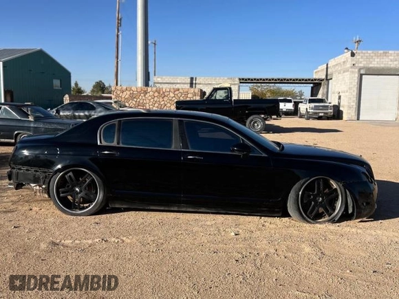 2007 Bentley Flying Spur with VIN SCBBR93W378041112, listed as a Copart auction lot 83393914 with Not Provided miles and Clean Title. Bid and sale history available at DreamBid. Image 2.