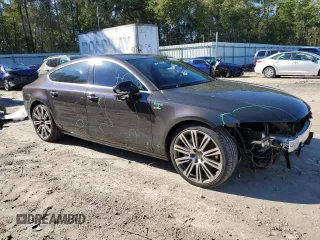 2015 Audi A7 Premium Plus with VIN WAUWGAFC1FN029061, listed as a Copart auction lot 88324805 with 91,038 mi miles and Salvage title. Bid and sale history available at DreamBid. Image 4.