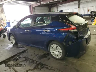 2025 Nissan LEAF S with VIN 1N4AZ1BV3SC550308, listed as a Copart auction lot 86393354 with 9,011 mi miles and Salvage Title. Bid and sale history available at carsss.com. Image 2.