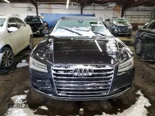 2015 Audi A8 L 4.0T with VIN WAU32AFD4FN007436, listed as a Copart auction lot 89020695 with 0 mi miles and Salvage Title. Bid and sale history available at carsss.com. Image 5.