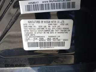 2011 Infiniti G37 Journey with VIN JN1CV6AP9BM504414, listed as a IAAI auction lot 42101323 with 177,530 mi miles and . Bid and sale history available at DreamBid. Image 9.