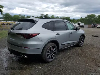 2023 Acura MDX Type S w/Advance Package with VIN 5J8YD8H84PL003381, listed as a Copart auction lot 58864114 with 27,124 mi miles and Salvage Title. Bid and sale history available at carsss.com. Image 3.