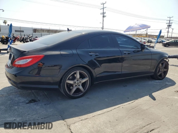 2014 Mercedes-Benz CLS 550 with VIN WDDLJ7DB7EA122036, listed as a Copart auction lot 59029795 with 74,891 mi miles and Salvage title. Bid and sale history available at DreamBid. Image 3.