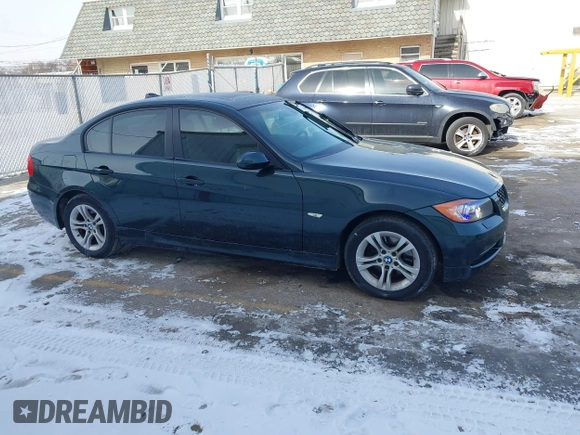 2008 BMW 3 Series 328xi with VIN WBAVC93588K042972, listed as a IAAI auction lot 41419822 with 134,843 mi miles. Bid and sale history available at carsss.com. Image 13.