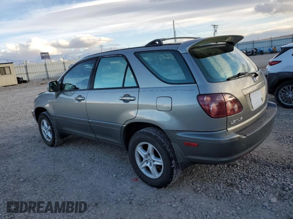 2000 Lexus RX 300 with VIN JT6HF10U4Y0121370, listed as a Copart auction lot 81556954 with 227,842 mi miles and Salvage Title. Bid and sale history available at carsss.com. Image 2.