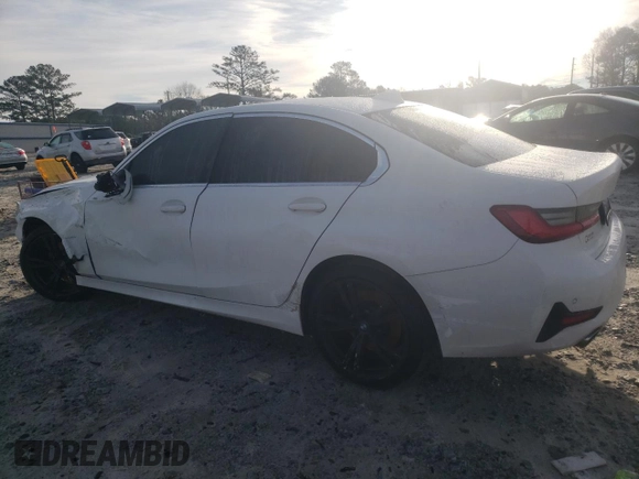 2020 BMW 3 Series 330i with VIN 3MW5R1J01L8B18534, listed as a Copart auction lot 86664364 with 44,007 mi miles and Salvage Title. Bid and sale history available at carsss.com. Image 2.