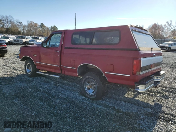 1994 Ford F-150 with VIN 1FTEF15H5RNA36131, listed as a Copart auction lot 82084534 with 93,828 mi miles and Salvage Title. Bid and sale history available at carsss.com. Image 2.