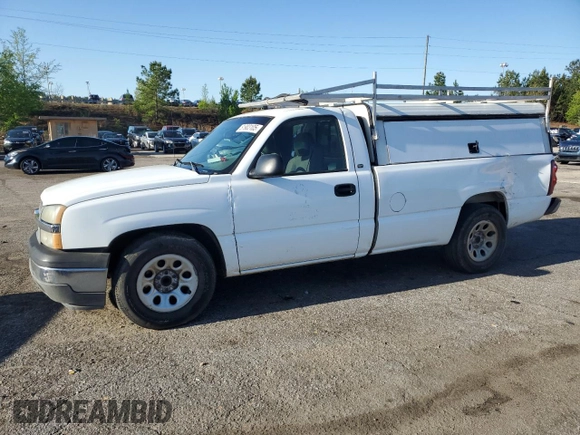 2005 Chevrolet Silverado 1500 Work Truck with VIN 1GCEC14X45Z226541, listed as a Copart auction lot 51903105 with 307,751 mi miles and Salvage Title. Bid and sale history available at carsss.com. Image 1.