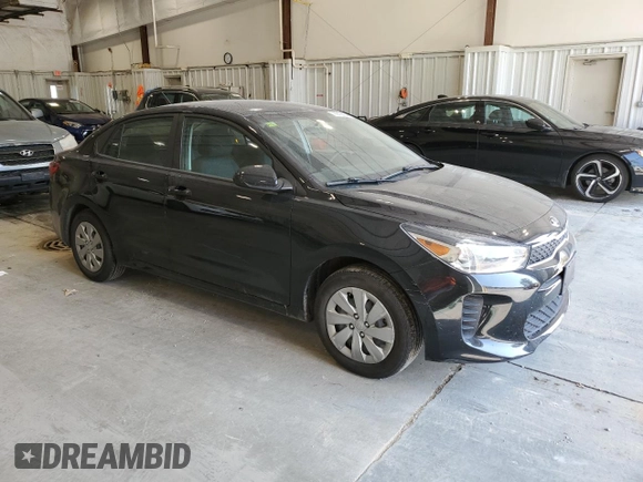 2020 Kia Rio LX with VIN 3KPA24AD4LE343543, listed as a Copart auction lot 70913604 with Not Provided miles and Non Repairable. Bid and sale history available at DreamBid. Image 4.
