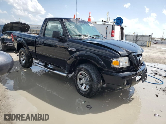 2006 Ford Ranger XL with VIN 1FTYR10U46PA75480, listed as a Copart auction lot 45024835 with 175,419 mi miles and Salvage title. Bid and sale history available at DreamBid. Image 4.