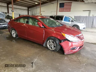 2013 Hyundai Sonata GLS with VIN 5NPEB4AC3DH616929, listed as a Copart auction lot 60520335 with 84,206 mi miles and Salvage title. Bid and sale history available at DreamBid. Image 4.