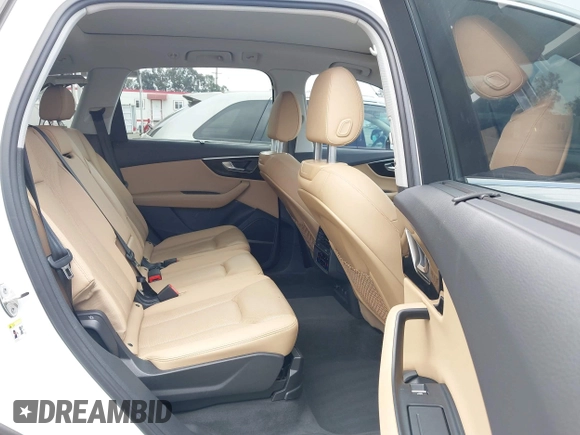 2023 Audi Q7 Premium Plus with VIN WA1LXBF73PD005733, listed as a IAAI auction lot 42229125 with 42,381 mi miles and . Bid and sale history available at DreamBid. Image 8.