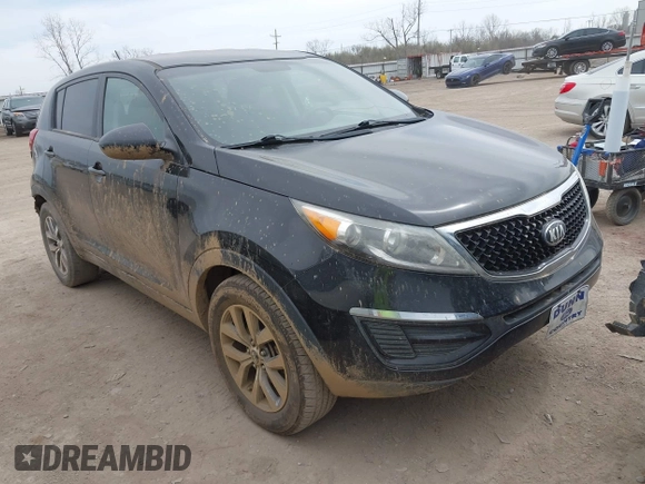 2014 Kia Sportage LX with VIN KNDPB3AC2E7639983, listed as a IAAI auction lot 41755689 with 205,078 mi miles and . Bid and sale history available at carsss.com. Image 1.