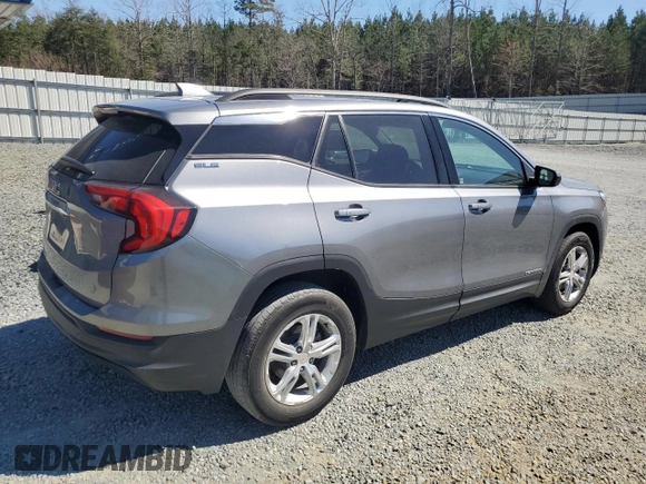 2020 GMC Terrain SLE with VIN 3GKALMEV5LL346726, listed as a Copart auction lot 49585745 with 41,554 mi miles and Salvage Title. Bid and sale history available at DreamBid. Image 3.