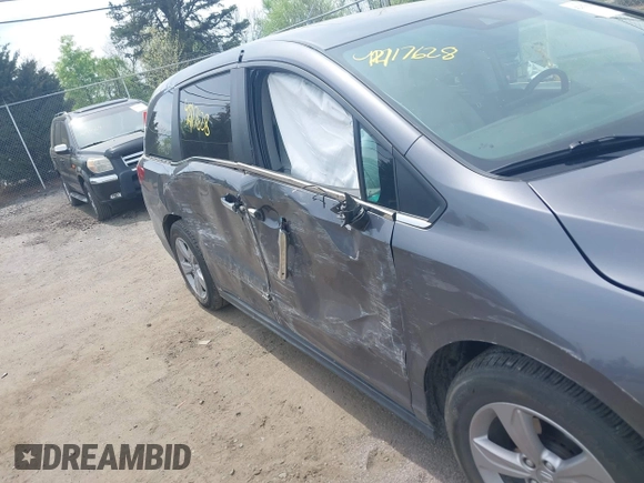 2020 Honda Odyssey EX-L с VIN 5FNRL6H71LB054853, выставлен на аукционе IAAI как лот 42117628 с пробегом 73 118 миль миль и . История ставок и продаж доступна на DreamBid. Изображение 6.