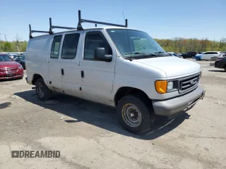 2007 Ford Econoline Cargo Commercial with VIN 1FTNE14W17DB31257, listed as a Copart auction lot 55140055 with 318,512 mi miles and Clean Title. Bid and sale history available at DreamBid. Image 4.
