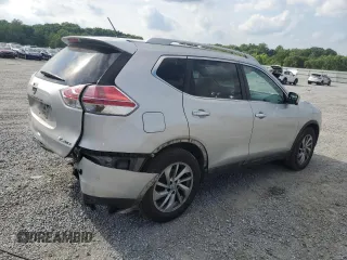 2015 Nissan Rogue SL z VIN 5N1AT2MV1FC755240, wystawiony jako Copart lot #57154935 z przebiegiem 139 975 mil mil oraz Szkoda całkowita • Salvage title. Historia ofert i sprzedaży dostępna na DreamBid. Obrazek 3.
