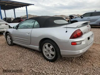 2001 Mitsubishi Eclipse GT with VIN 4A3AE85H21E013398, listed as a Copart auction lot 82793504 with 85,716 mi miles and Salvage Title. Bid and sale history available at carsss.com. Image 2.