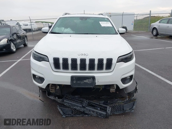 2021 Jeep Cherokee Latitude Lux z VIN 1C4PJMMX4MD221786, wystawiony jako IAAI lot #42432825 z przebiegiem 54 297 mil mil oraz . Historia ofert i sprzedaży dostępna na DreamBid. Obrazek 12.
