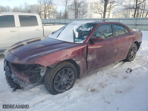 2018 Dodge Charger GT with VIN 2C3CDXJG0JH337985, listed as a Copart auction lot 43637485 with 49,837 mi miles and Salvage Title. Bid and sale history available at carsss.com. Image 1.