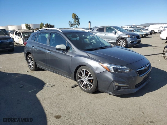 2019 Subaru Impreza Limited with VIN 4S3GTAT65K3725428, listed as a Copart auction lot 89129615 with 43,582 mi miles and Salvage Title. Bid and sale history available at carsss.com. Image 4.