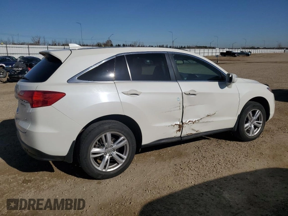 2013 Acura RDX with VIN 5J8TB4H32DL806053, listed as a Copart auction lot 53711145 with 77,496 mi miles and Salvage Title. Bid and sale history available at carsss.com. Image 3.