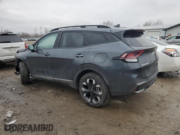 2024 Kia Sportage X-Line with VIN 5XYK6CDF3RG197941, listed as a Copart auction lot 44265665 with 8,025 mi miles and Salvage Title. Bid and sale history available at carsss.com. Image 2.