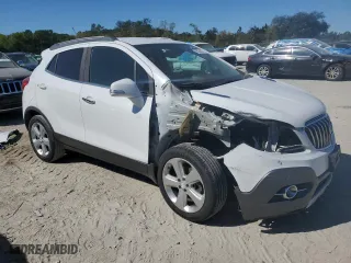 2016 Buick Encore Leather with VIN KL4CJCSB1GB723472, listed as a Copart auction lot 50048675 with 133,479 mi miles and Salvage Title. Bid and sale history available at carsss.com. Image 4.
