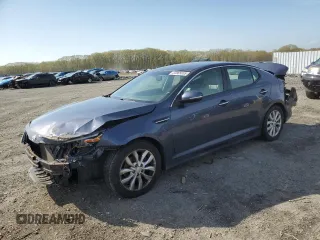 2015 Kia Optima EX with VIN 5XXGN4A76FG403930, listed as a Copart auction lot 53865035 with 154,579 mi miles and Clean Title. Bid and sale history available at DreamBid. Image 1.