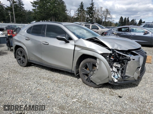 2021 Lexus UX with VIN JTHP9JBH6M2046244, listed as a Copart auction lot 51622495 with 69,021 mi miles and Salvage Title. Bid and sale history available at carsss.com. Image 4.