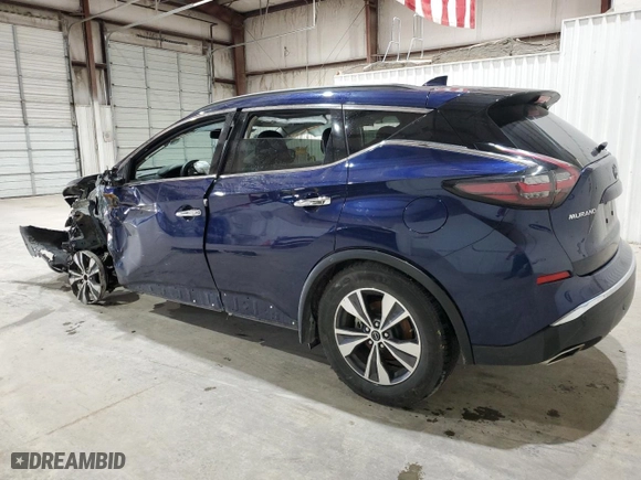 2023 Nissan Murano SV with VIN 5N1AZ2BJ2PC127087, listed as a Copart auction lot 48469835 with 61,776 mi miles and Non Repairable. Bid and sale history available at carsss.com. Image 2.