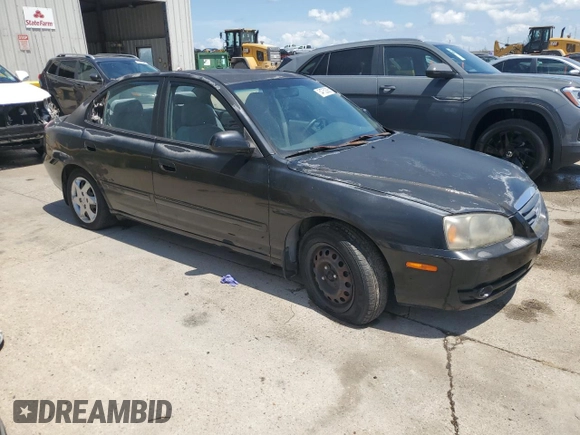 2006 Hyundai Elantra GLS z VIN KMHDN46D56U233227, wystawiony jako Copart lot #54752385 z przebiegiem Nie podano mil oraz Szkoda całkowita • Salvage title. Historia ofert i sprzedaży dostępna na DreamBid. Obrazek 4.
