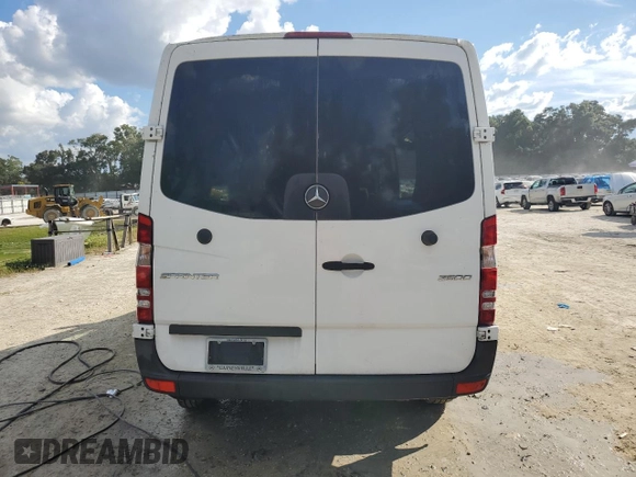 2017 Mercedes-Benz Sprinter with VIN WD4PE7CD4HP383635, listed as a Copart auction lot 74602564 with 24,231 mi miles and Non Repairable. Bid and sale history available at DreamBid. Image 6.