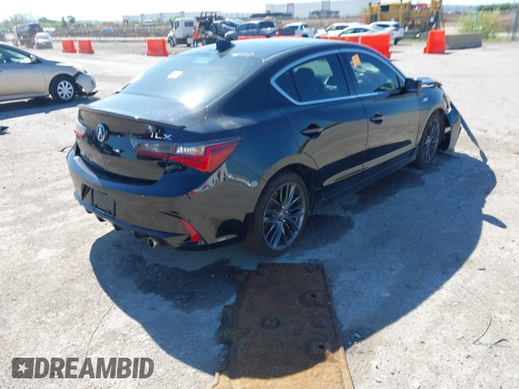 2021 Acura ILX Premium with VIN 19UDE2F88MA004942, listed as a IAAI auction lot 42081140 with 72,967 mi miles and . Bid and sale history available at DreamBid. Image 4.