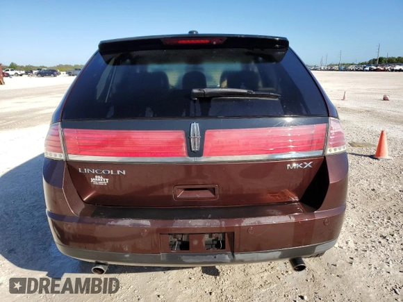 2009 Lincoln MKX with VIN 2LMDU68C09BJ01624, listed as a Copart auction lot 81172834 with Not Provided miles and Salvage Title. Bid and sale history available at carsss.com. Image 6.