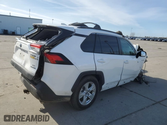 2021 Toyota RAV4 Hybrid LE with VIN 4T3M6RFV3MU006495, listed as a Copart auction lot 49786125 with 36,772 mi miles and Salvage Title. Bid and sale history available at carsss.com. Image 3.