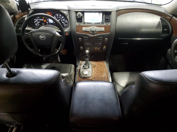 2020 Nissan Armada SL with VIN JN8AY2ND5L9110499, listed as a Copart auction lot 46029445 with 135,050 mi miles and Salvage Title. Bid and sale history available at carsss.com. Image 8.