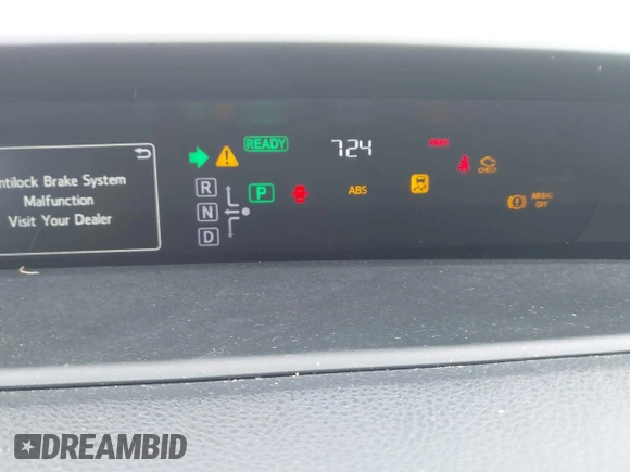 2016 Toyota Prius Two with VIN JTDKBRFU9G3010519, listed as a IAAI auction lot 41455426 with 82,029 mi miles. Bid and sale history available at carsss.com. Image 7.
