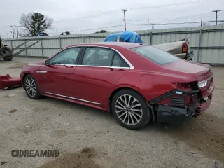 2017 Lincoln Continental Select with VIN 1LN6L9SP0H5609129, listed as a Copart auction lot 44723145 with 45,381 mi miles and Salvage Title. Bid and sale history available at DreamBid. Image 2.