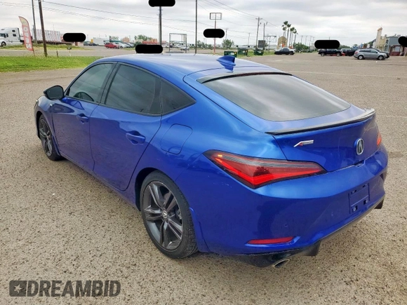 2023 Acura Integra Technology with VIN 19UDE4H64PA012242, listed as a Copart auction lot 55885565 with 17,818 mi miles and Clean Title. Bid and sale history available at DreamBid. Image 3.